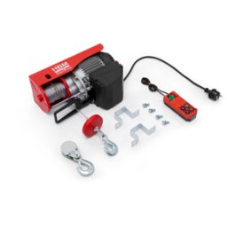 Polipasto eléctrico HBM con control remoto inalámbrico de 250 kg, 18 metros