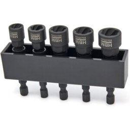 Set extractor de tornillos y tapones HBM de 5 piezas