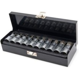 HBM juego de vasos con llave hexagonal interior, 1/2 pulgada, 10 piezas