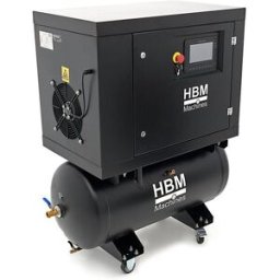 Compresor de tornillo HBM 5 cv combinado con tanque de aire de 160 litros