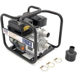 HBM Bomba de agua 196cc. 6.5 HP con motor de gasolina