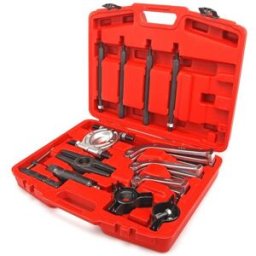 HBM Juego hidráulico extractor de poleas y rodamientos, 23 piezas