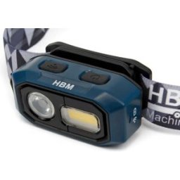 HBM lámpara frontal recargable con sensor de movimiento 480 lúmenes, 3 funciones, regulable
