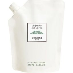 Hermès Un Jardin sur le Nil, Recambio de gel de ducha para cuerpo y cabello 200 ml