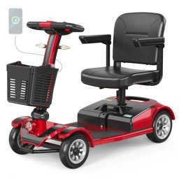 Patinete Eléctrico Seedream S-01 Motor 250W Batería 24V 20Ah 8 Pulgadas Freno Magnético Rojo