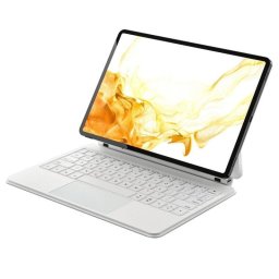 Funda con Teclado Bluetooth Royal Bailey P11-1 para iPad Air y Pro 11" Blanco