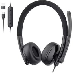 Auriculares EMeet GeniusCall HS50 con cable USB-C, Cancelación de Ruido y Micrófono para Oficina