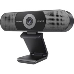 Webcam EMeet SmartCam C980Pro 4K con micrófono estéreo y clip de montaje