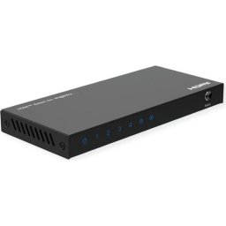 Switch HDMI Roline 4x1 Ultra HD 4K60 con mando a distancia