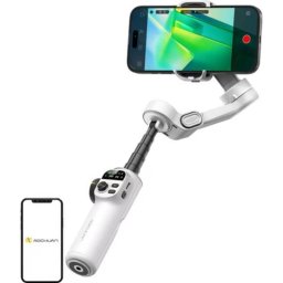 Gimbal para Smartphone AOCHUAN X2 Estabilizador 3 Ejes Blanco
