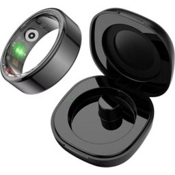 Anillo inteligente Colmi R02 Talla 12 Bluetooth IP68 Autonomía 7 días Negro