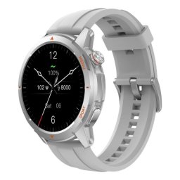 Beafon 601_EU001S Bluetooth GPS NFC 1,43" Plata Correa Silicona M Resistente Agua IP68