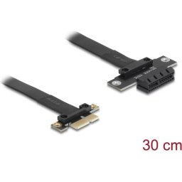 Cable Riser PCI Express x1 Delock 81297 0,3 m Negro