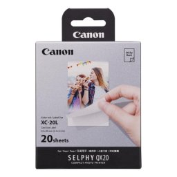 Papel fotográfico Canon XC-20L para sublimación 5.4x8.5 cm 20 piezas