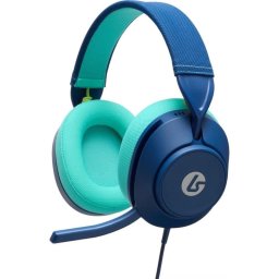 Auriculares PowerA XBHS0502-01 con cable USB para Xbox, Over Ear, azul