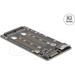 Adaptador Delock para 2 SSD M.2 NVMe PCIe 4.0 a SFF-8654 8i