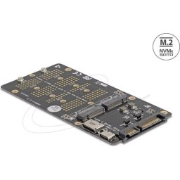 Adaptador Delock para SSD M.2 NVMe y SATA a PCIe y OCuLink