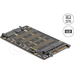 Adaptador Delock M.2 a U.2 y SATA para SSD NVMe y SATA