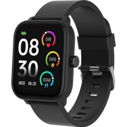 Denver SWG-155B GPS 1,83" Negro Silicona Resistente Agua IP68 Pulsómetro Monitor Sueño