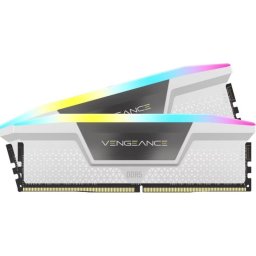 Memoria RAM Corsair Vengeance RGB 32GB 2x16GB DDR5 6400MHz CL32 AMD EXPO Blanco