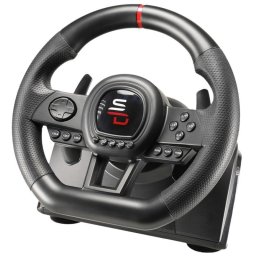 Volante Subsonic SA5658 + Pedales + Palanca de control USB Negro