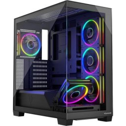 Caja PC Modecom Volcano Stellar 5F ARGB Negra