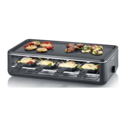 Parrilla Raclette Severin RG 2365 8 personas 1300 W Negro