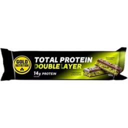 Gold Nutrition Total Protein Double Layer Bar Chocolate y Pistacho 50g