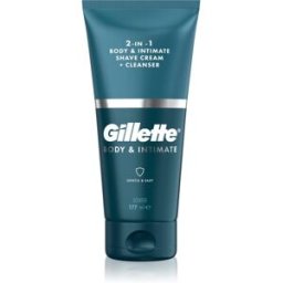 Body&intimate; 2in1 Shave Cream Producto Para Depilar Las Ingles Con Emulsión De Lavado Para Hombre 150 Ml