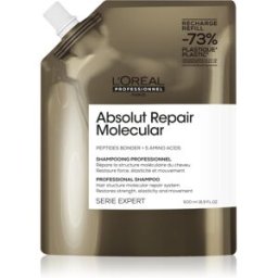 Serie Expert Absolut Repair Molecular Champú Fortificante Para Cabello Dañado 500 Ml