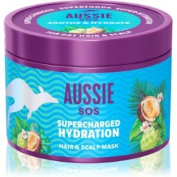 Sos Supercharged Hydration Mascarilla Calmante Hidratante Para Cabello Y Cuero Cabelludo 500 Ml
