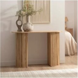 Consola de Madera Natural 74 x 110- Trena