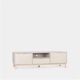 Mueble TV de Lacado Blanco roto 53 x 180- Elian
