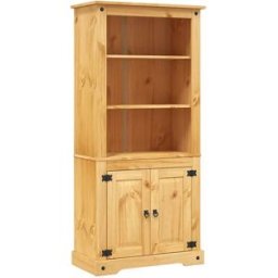 vidaxl Aparador Corona Range de pino mexicano 80x40x170 cm