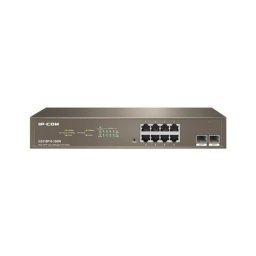 Switch Gestionado IP-COM G3310P-8-150W 8 Puertos Gigabit PoE 130W 2 SFP L2 Full Duplex