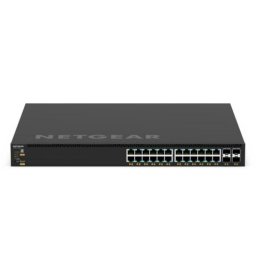 Switch Gestionado NETGEAR GSM4328-100AJS 24 Puertos Gigabit 4 SFP+ PoE+ 648W L3 Rack 1U