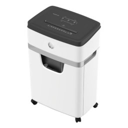 Destructora HP OneShred 18CC 18 hojas, corte en partículas P-5, 25L, 65dB, blanco/negro
