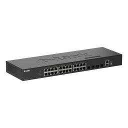 Switch gestionado D-Link DGS-1530-28/E 24 puertos Gigabit Ethernet y 4 SFP+ apilable