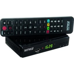 Tuner TV Wiwa H.265 DVB-T2 Full HD Negro