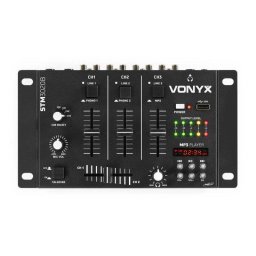 Mezclador DJ Vonyx STM-3020B 6 canales Negro USB Reproductor MP3