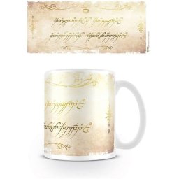 Taza Pyramid The Lord Of The Rings (Ring Inscription) 0,315 L Cerámica Multicolor