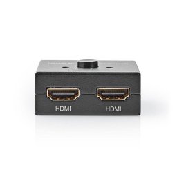 Conmutador de Vídeo Nedis VSWI3482AT HDMI 4K Ultra HD 3 Puertos