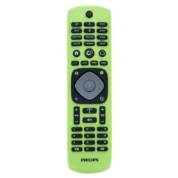 Mando a distancia Philips 22AV9574A para TV, Botones, Negro y Verde