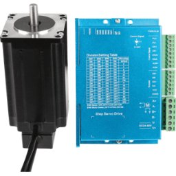 JOY-IT NEMA23-04CL - Motor paso a paso NEMA+Treiber 23, 1,8°, 4,2 A, 3,15 V