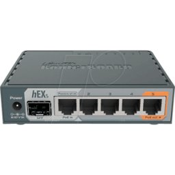 MIKROTIK MTK RB760IG-S - Hex S Dual Core CPU de 880 MHz, 256 MB de RAM, 5x LAN, 1 puerto
