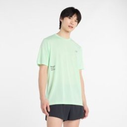 New Balance Camiseta Athletics Graphic de Hombre . (XL) Verde