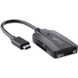 Sveon Lector de tarjetas SCT310 USB 3.0 Tipo C. Negro