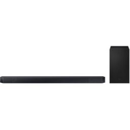 Samsung Barra de Sonido 2026 HW-Q600H Inalámbrico Dolby Atmos con Wi-Fi. 3.1.2 canales con 9 altavoces. Subwoofer inalámbrico. Negro Titanio