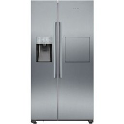 Siemens Frigorífico Americano , iQ500, Total noFrost, Dispensador de agua y hielo - KA93GAIDP. Acero antihuellas