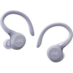 JVC Auriculares deportivos true wireless HA-EC75T, Bluetooth, cancelación de ruido. Violeta